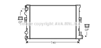 Теплообменник (AVA QUALITY COOLING: CNA2078)