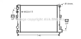 Теплообменник (AVA QUALITY COOLING: CNA2079)