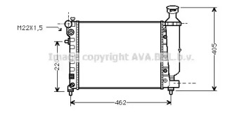 Теплообменник (AVA QUALITY COOLING: CNA2115)