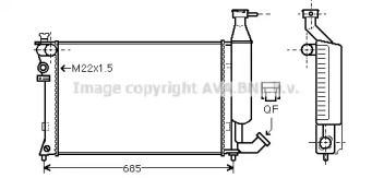 Теплообменник (AVA QUALITY COOLING: CNA2140)