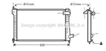 Теплообменник (AVA QUALITY COOLING: CNA2171)