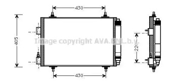 Конденсатор (AVA QUALITY COOLING: CNA5192D)