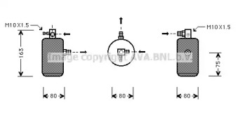 Осушитель (AVA QUALITY COOLING: CND162)