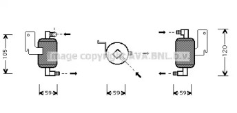 Осушитель (AVA QUALITY COOLING: CND186)