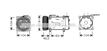 Компрессор (AVA QUALITY COOLING: CNK160)