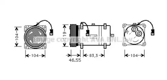 Компрессор (AVA QUALITY COOLING: CNK161)