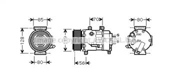 Компрессор (AVA QUALITY COOLING: CNK256)