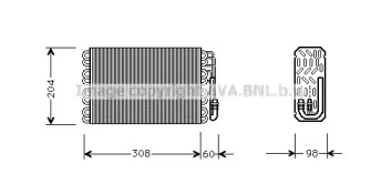 Испаритель (AVA QUALITY COOLING: CNV015)