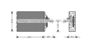 Испаритель (AVA QUALITY COOLING: CNV016)