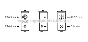 Клапан (AVA QUALITY COOLING: CR1082)
