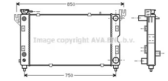 Теплообменник (AVA QUALITY COOLING: CR2028)