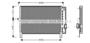 Конденсатор (AVA QUALITY COOLING: CR5014)