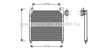 Конденсатор (AVA QUALITY COOLING: CR5016)