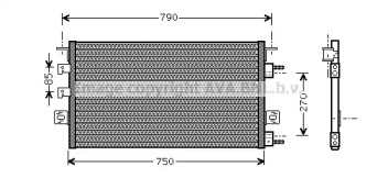 Конденсатор (AVA QUALITY COOLING: CR5023)