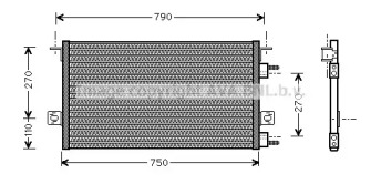 Конденсатор (AVA QUALITY COOLING: CR5037)