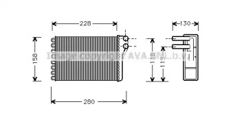 Теплообменник (AVA QUALITY COOLING: CR6047)