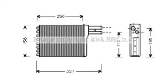 Теплообменник (AVA QUALITY COOLING: CR6048)