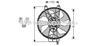 Вентилятор (AVA QUALITY COOLING: CR7506)