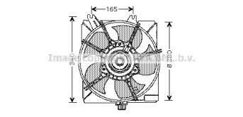 Вентилятор (AVA QUALITY COOLING: CR7508)