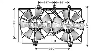 Вентилятор (AVA QUALITY COOLING: CR7510)