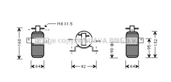 Осушитель (AVA QUALITY COOLING: CRD058)