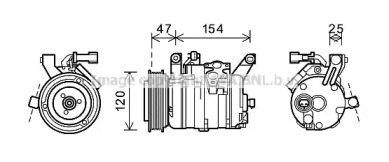 Компрессор (AVA QUALITY COOLING: CRK120)