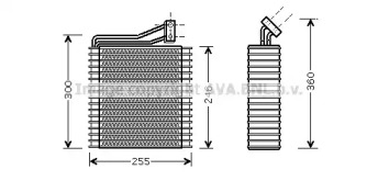 Испаритель (AVA QUALITY COOLING: CRV040)