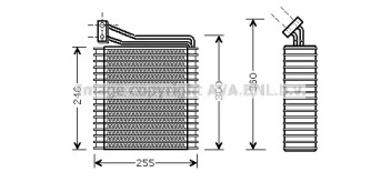 Испаритель (AVA QUALITY COOLING: CRV089)