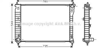 Теплообменник (AVA QUALITY COOLING: CT2034)