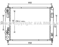 Теплообменник (AVA QUALITY COOLING: CT2053)