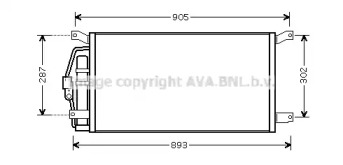 Конденсатор (AVA QUALITY COOLING: CT5031D)