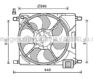 Вентилятор (AVA QUALITY COOLING: CT7501)