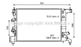 Теплообменник (AVA QUALITY COOLING: CTA2047)