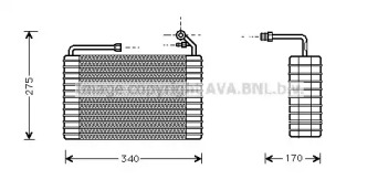 Испаритель (AVA QUALITY COOLING: CTV001)