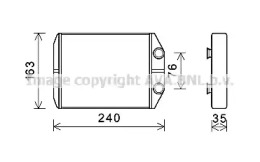 Теплообменник (AVA QUALITY COOLING: DA6014)