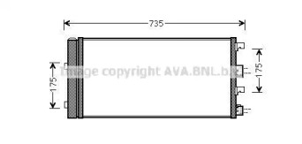 Конденсатор (AVA QUALITY COOLING: DAA5004D)