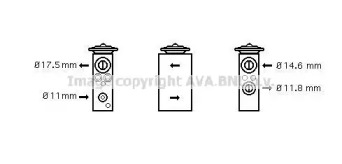 Клапан (AVA QUALITY COOLING: DN1258)