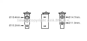 Клапан (AVA QUALITY COOLING: DN1389)