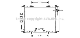 Теплообменник (AVA QUALITY COOLING: DN2055)