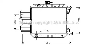 Теплообменник (AVA QUALITY COOLING: DN2061)