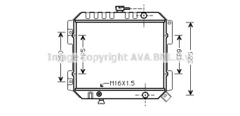 Теплообменник (AVA QUALITY COOLING: DN2141)