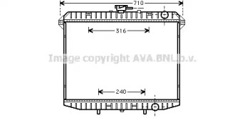 Теплообменник (AVA QUALITY COOLING: DN2143)