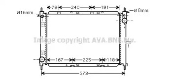 Теплообменник (AVA QUALITY COOLING: DN2260)