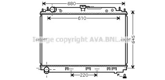 Теплообменник (AVA QUALITY COOLING: DN2296)