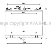 Теплообменник (AVA QUALITY COOLING: DN2338)