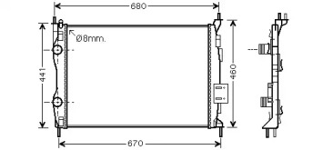 Теплообменник (AVA QUALITY COOLING: DN2413)