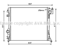 Теплообменник (AVA QUALITY COOLING: DN2421)