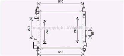 Теплообменник (AVA QUALITY COOLING: DN2439)