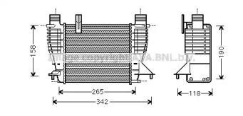 Теплообменник (AVA QUALITY COOLING: DN4356)