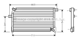 Конденсатор (AVA QUALITY COOLING: DN5158)